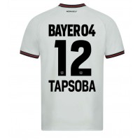 Pánský Fotbalový dres Bayer Leverkusen Edmond Tapsoba #12 2023-24 Venkovní Krátký Rukáv